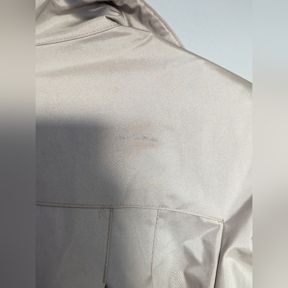 J.Gallery Long Tan Trench Coat with Belt - Picture 7 of 16